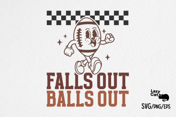 Football SVG PNG Falls out Balls out