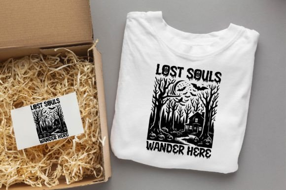 Lost Souls Wander Here Halloween Tshirt